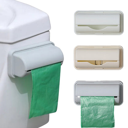 Wall-Mounted Trash Bag Dispenser & Storage