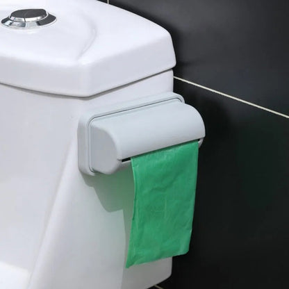 Wall-Mounted Trash Bag Dispenser & Storage