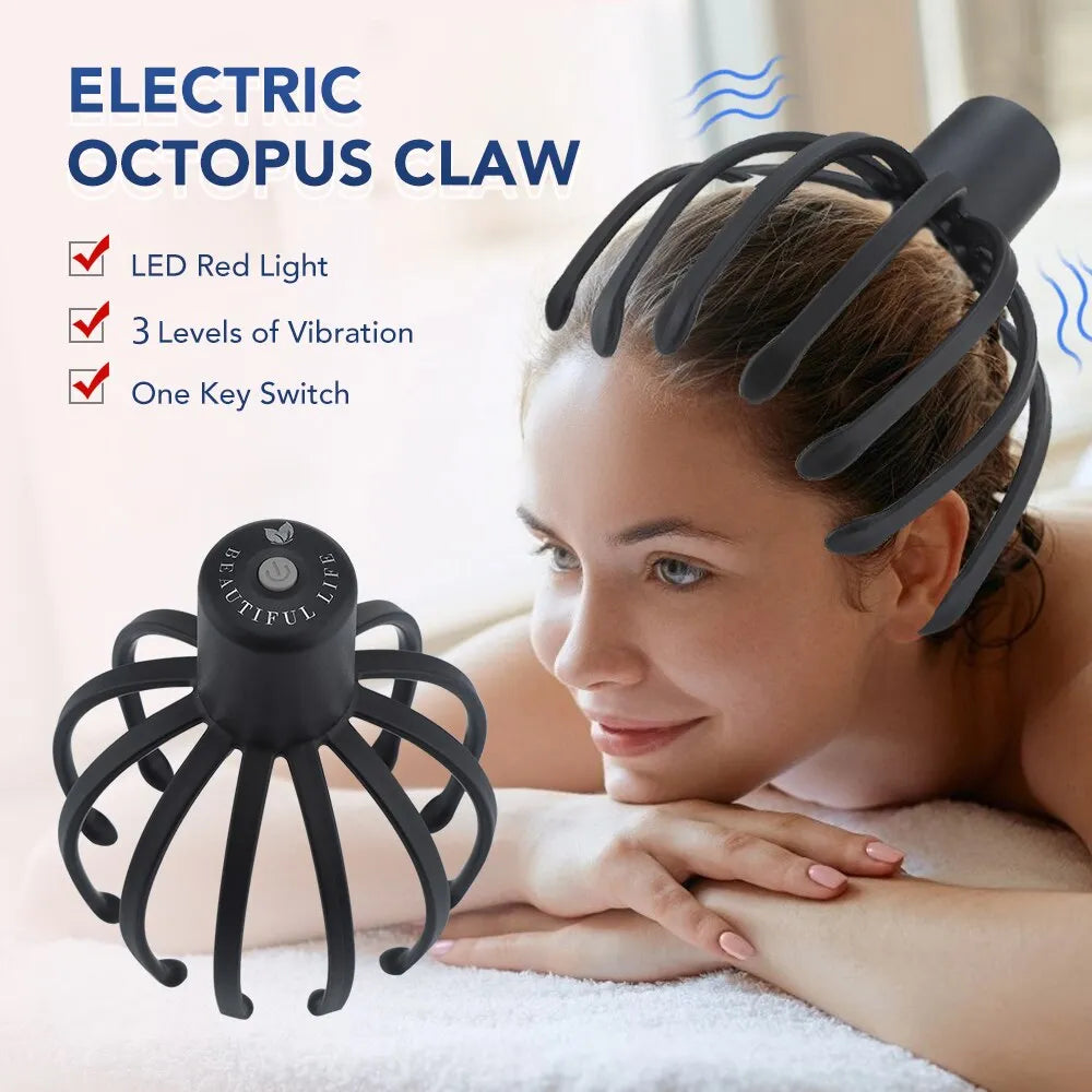 Electric Octopus Head Massager