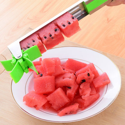 Windmill-Shaped Watermelon Cutter - Fruit Slicer