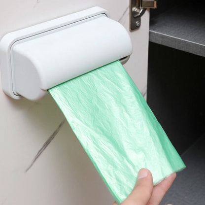 Wall-Mounted Trash Bag Dispenser & Storage